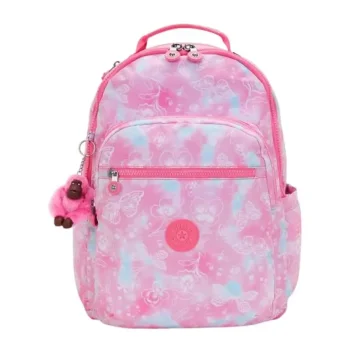 Motxilla 35x44x20 Rosa/Blau Garden Clouds Kipling Seoul 