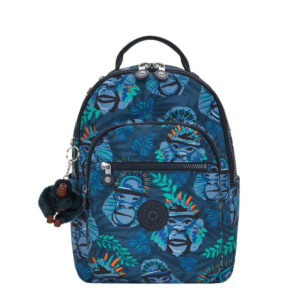 Motxilla 35x44x20 Blau Blue Mokey Kipling Seoul 