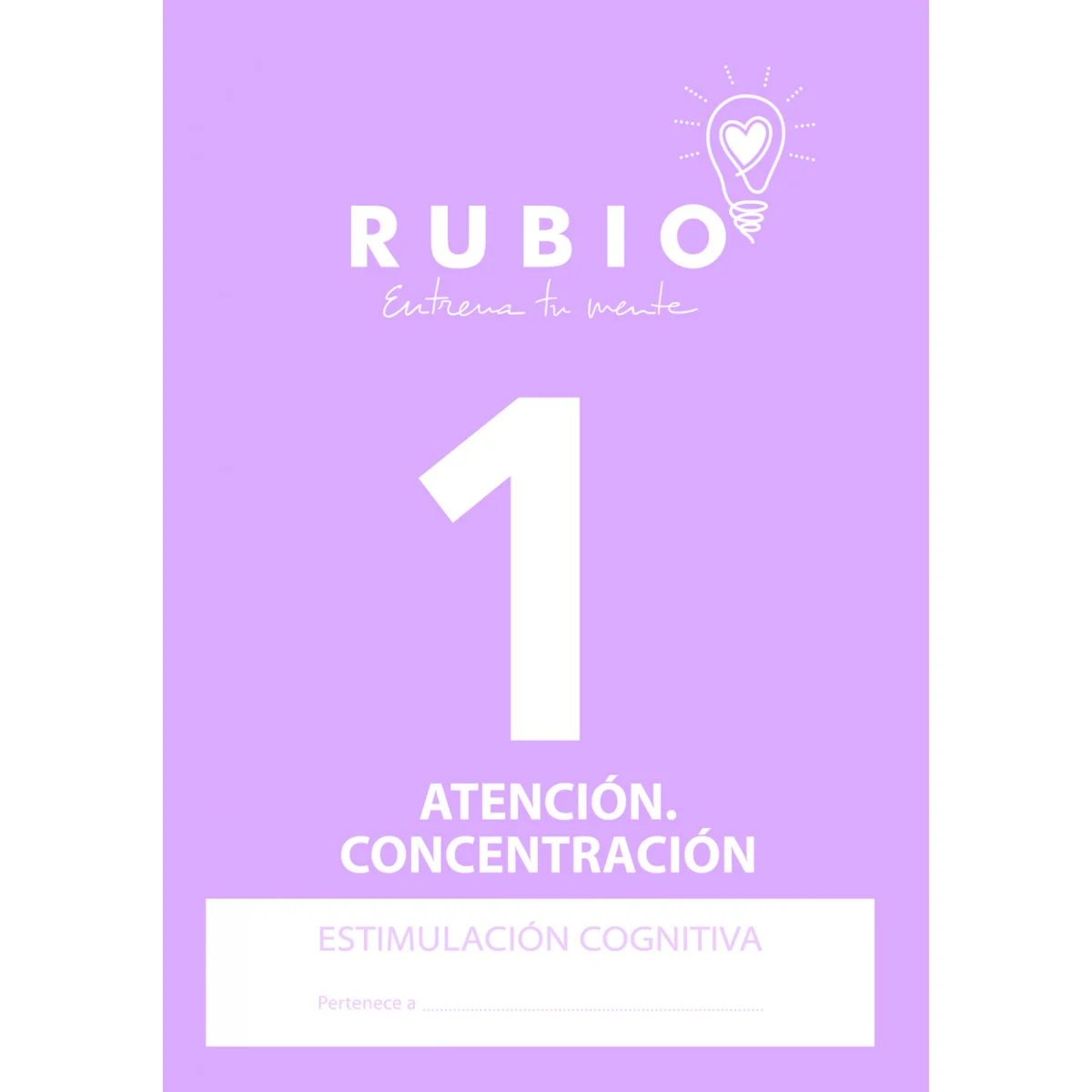 Quadern Estimulació congnitiva, Atenció concentració 1, Rubio