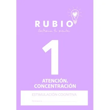 Quadern Estimulació congnitiva, Atenció concentració 1, Rubio