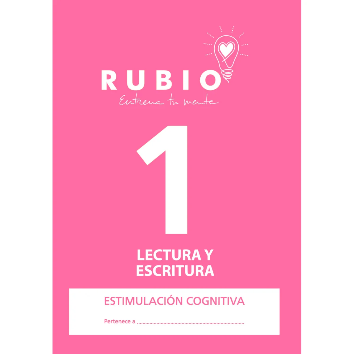 Quadern Estimulació congnitiva, Lectura i escriptura 1, Rubio