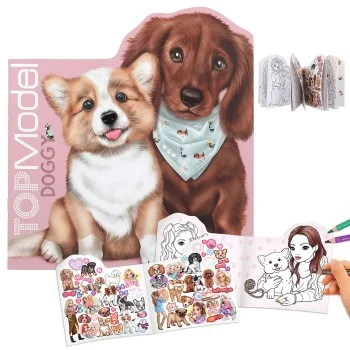 Llibre per pintar gossos Kitty and Doggy TOPModel 12714