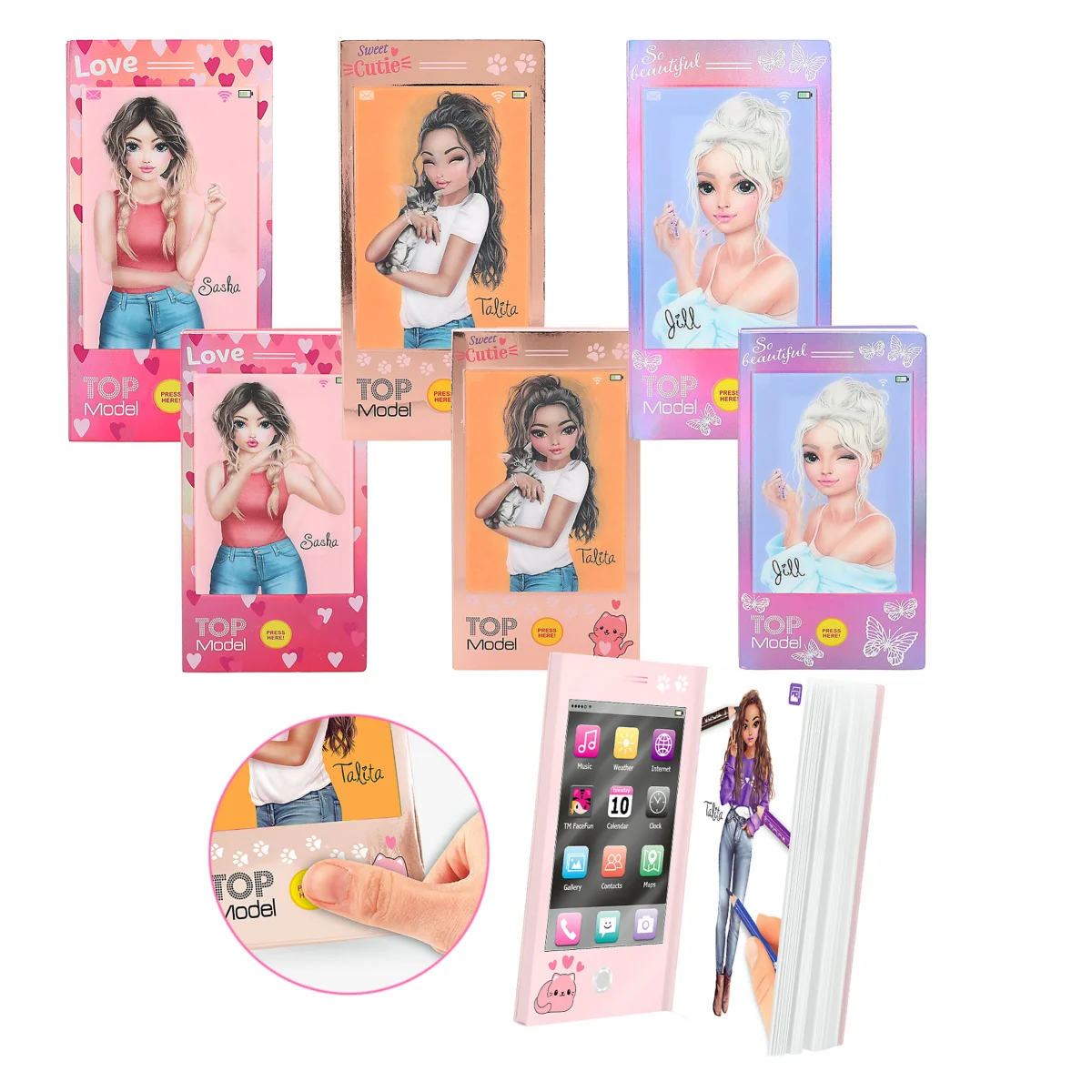 Mini llibre per pintar amb música TOPModel 12903