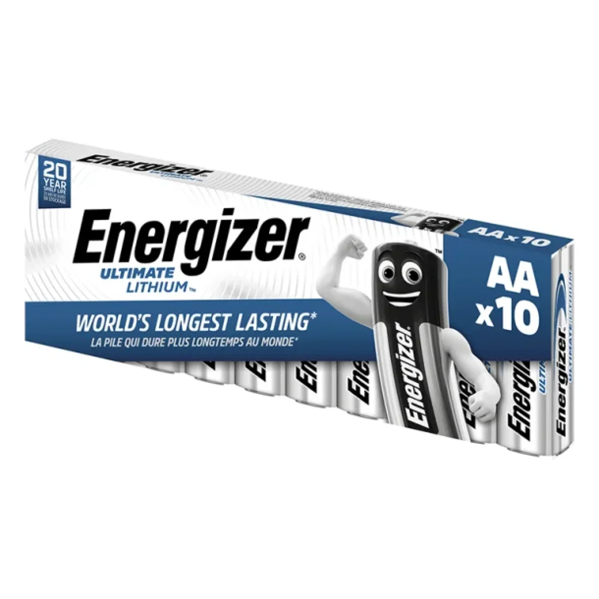 Pila LR06(AA) Energizer Lithium -paquet 10-