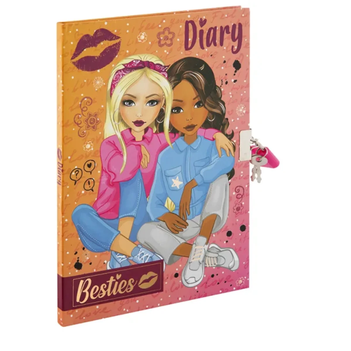Diari agenda amb cadenat Besties 600641 Grafix
