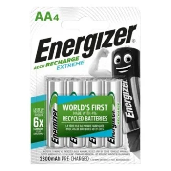 Pila LR06(AA) recargable 2300mAh Energizer -blister 4 unit.-