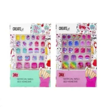 Set d'ungles artificials adhesives 84534 Create It!