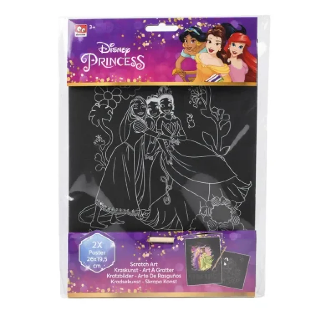 Pòster rasca i descobreix Princesas Disney DP22346 Canenco -2 p-