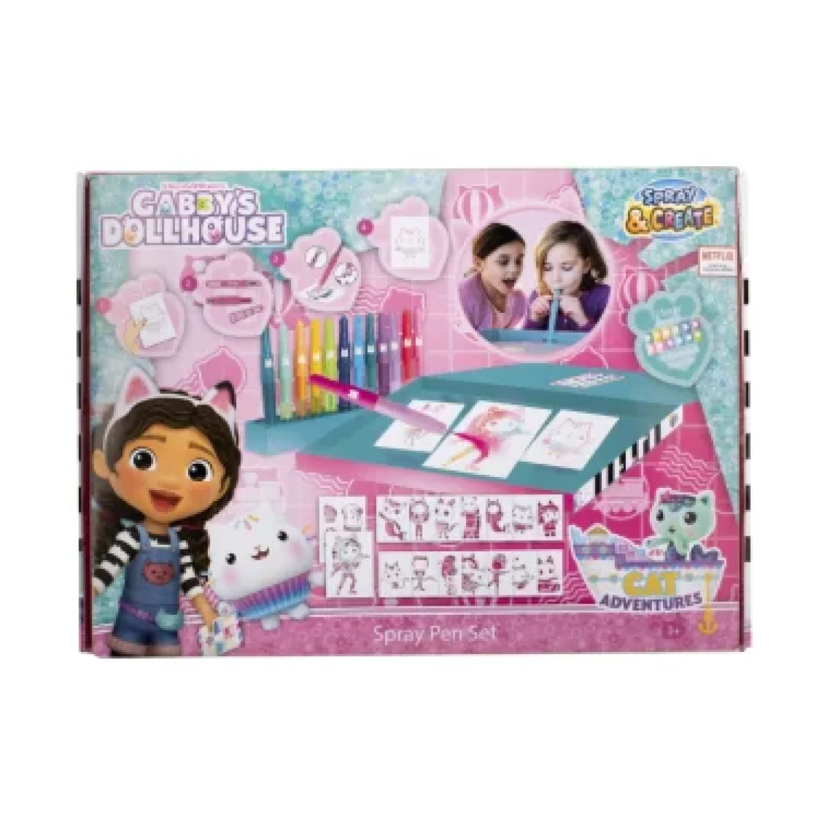 Caixa dibuix aerògraf Gabby Dollhouse GD23368 Canenco