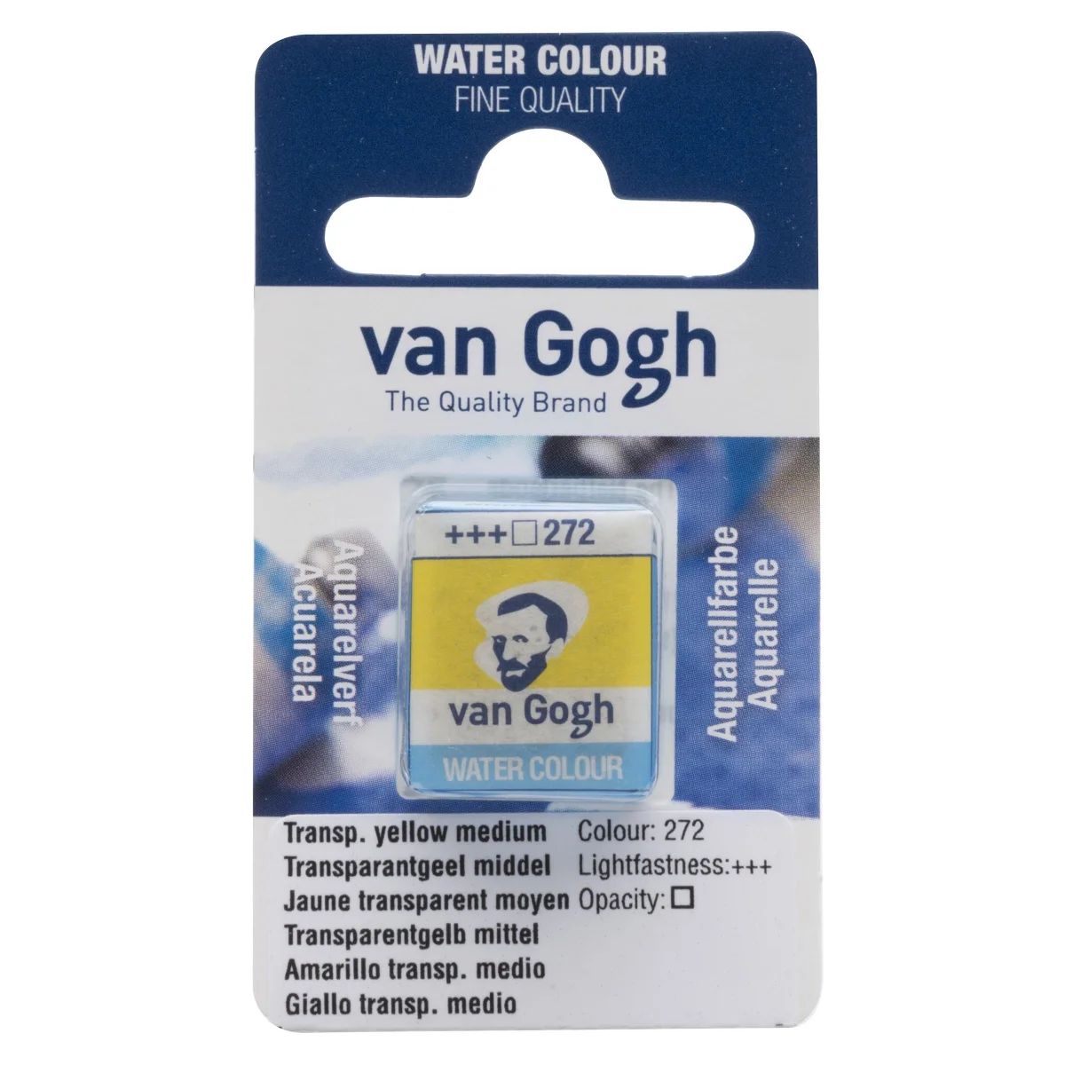 Aquarel.la Groc Transparent Mitjà 272 Van Gogh 10ml Talens 20862721