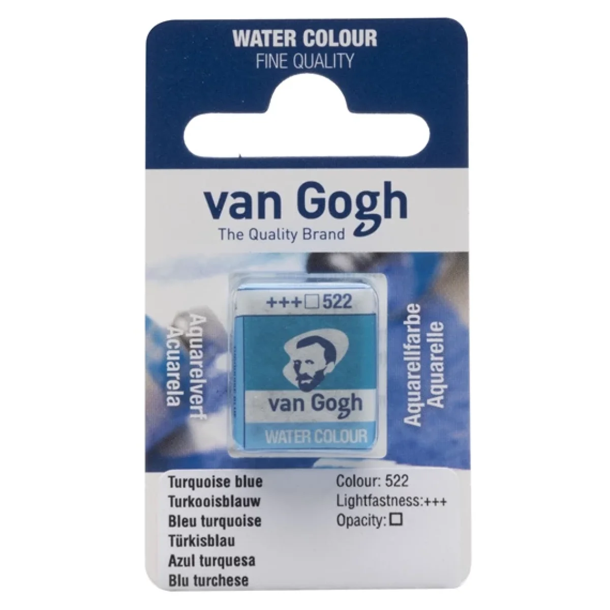 Aquarel.la Blau Turquesa 522 Van Gogh 10ml Talens 20865221