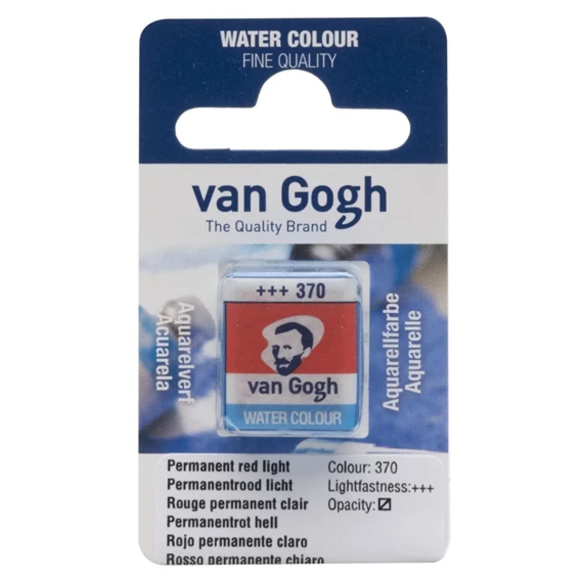 Aquarel.la Vermell Permanent Clar 370 Van Gogh 10ml Talens 20863701