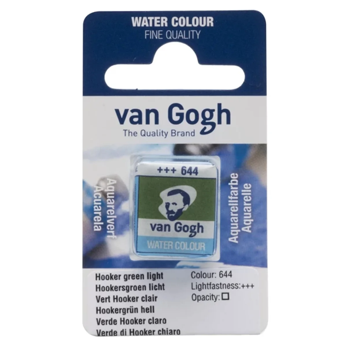 Aquarel.la Verd Hocker Clar 644 Van Gogh 10ml Talens 20866441