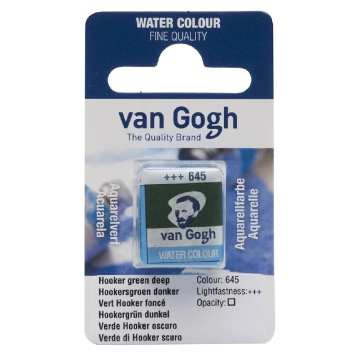 Aquarel.la Verd Hocker Fosc 645 Van Gogh 10ml Talens 20866451