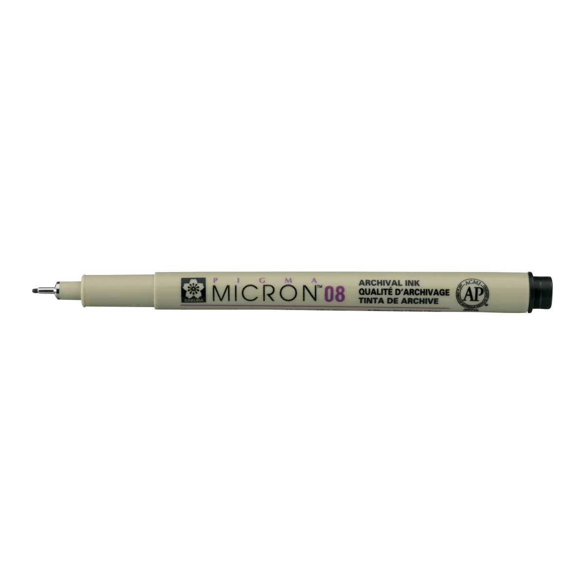 Pigma Micron 08 negre 0.50 mm Sakura Talens XSDK0849