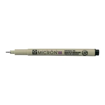 Pigma Micron 08 negre 0.50 mm Sakura Talens XSDK0849