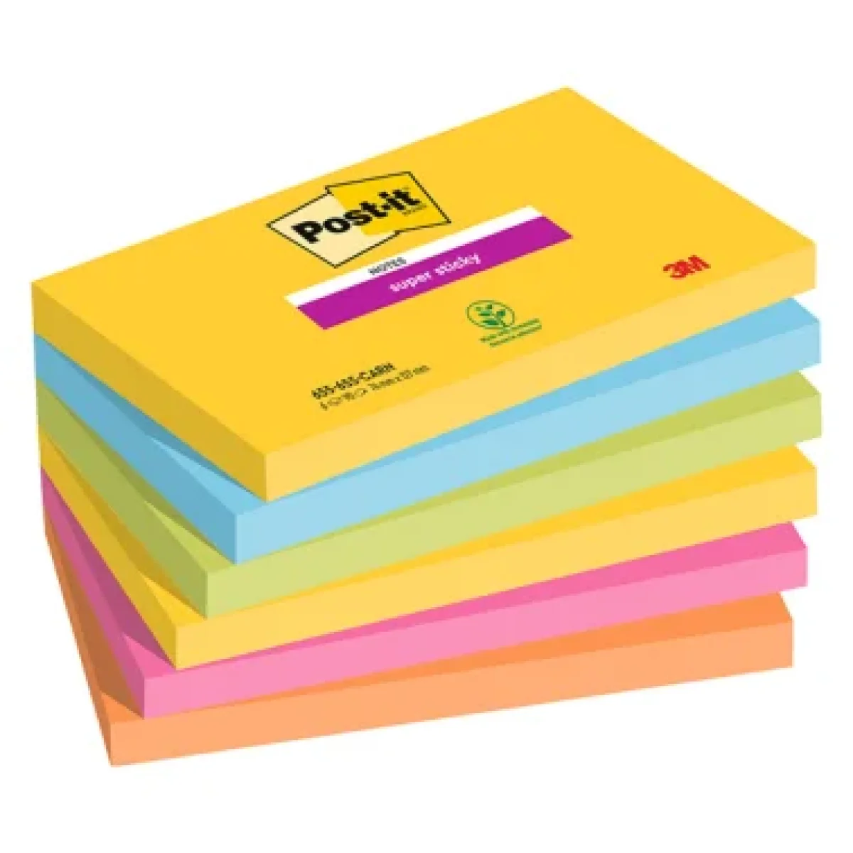 Notes adhesives assortit Carnival 76x127 Post-it 655-6SS-CARN -p 6-