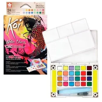 Estoig per aquarel·la 24 Talens Koi XNCW24N5L700