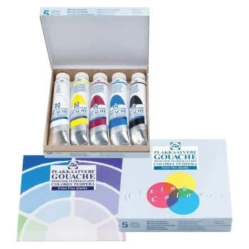 Set de mezcla de témperas extrafinas 5 x 20 ml Talens 08820415