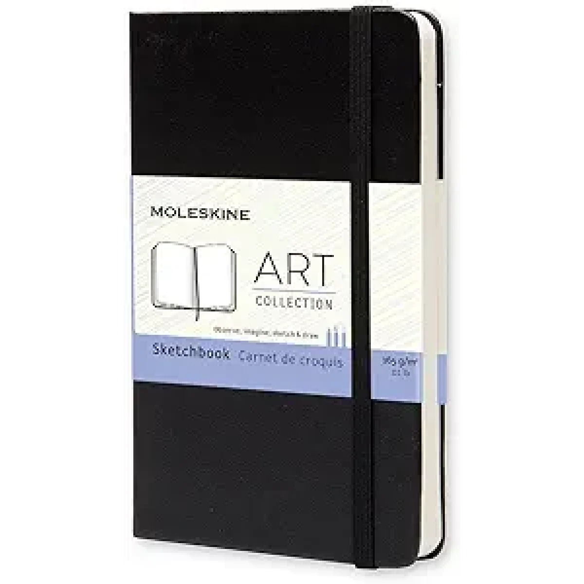 Quadern d'esbossos 9x14 negre P Moleskine ARTQP014