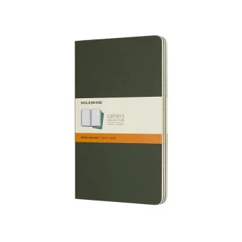 Llibreta 9x14 verd mirtillo ratlla P Moleskine CH011K15 -paquet 3- 