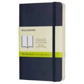Quadern 9x14 blau safir llis classic P Moleskine QP613B20