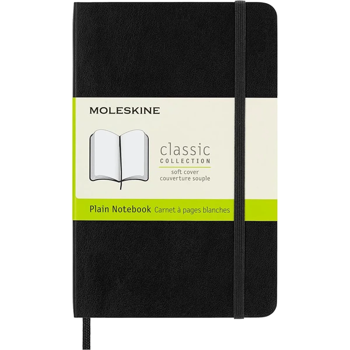 Quadern 9x14 negre llis classic P Moleskine QP613