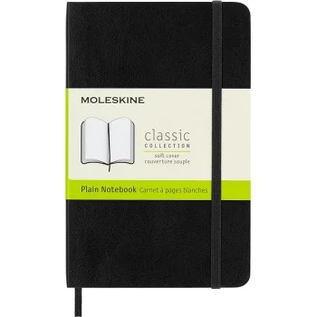 Quadern 9x14 negre llis classic P Moleskine QP613