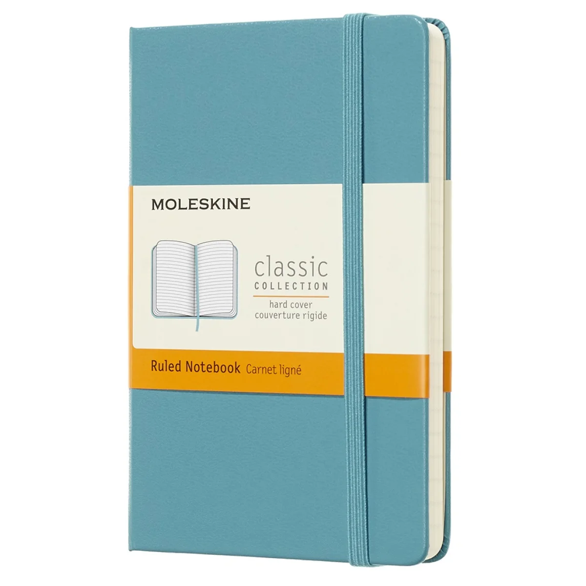 Quadern tapa dura 9x14 blau escull ratlla classic P Moleskine MM710B35