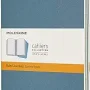 Llibreta 13x21 blau elèctric ratlla L Moleskine CH016B44 -paquet 3- 