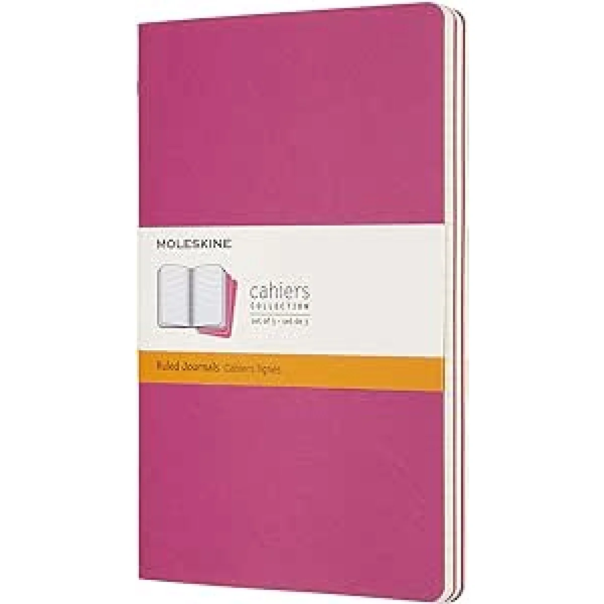 Llibreta 13x21 rosa cinètic ratlla L Moleskine CH016D17 -paquet 3-