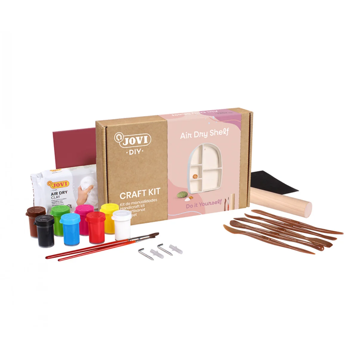 Kit manualitats Jovi Diy Craft Kids Air Dry Shelf