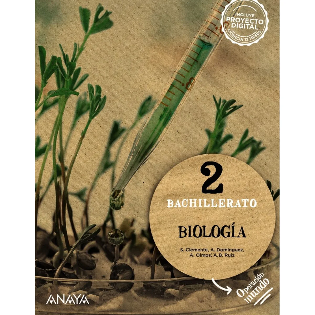Biología 2 Bachillerato, Operación mundo, Anaya