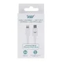 Cable de carga i sincronizació Lighting/USB-C Blanc 1m Way WCBLTC01
