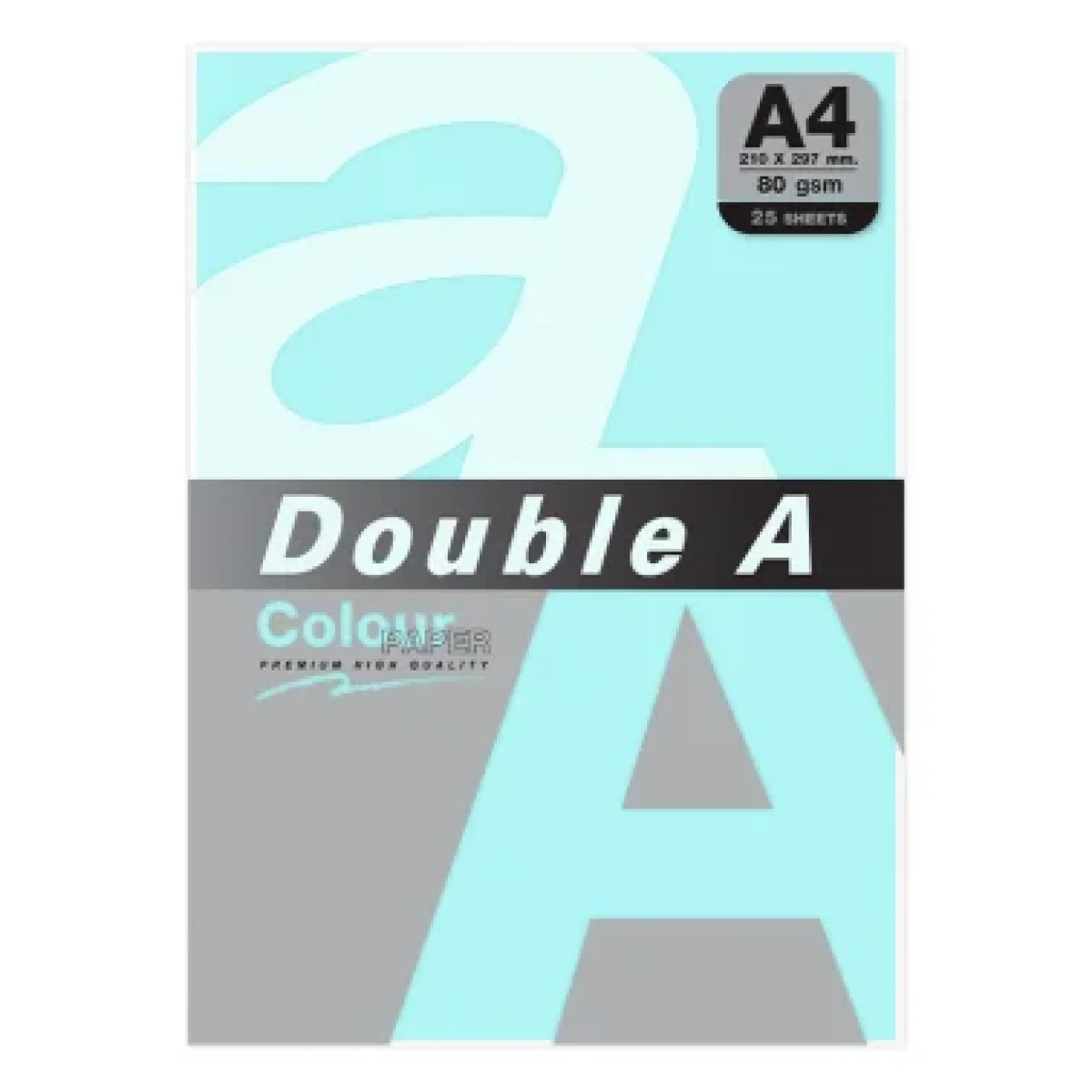 Paper Din A4 80g blau oceà Double A  003201 -paquet 25 fulls-