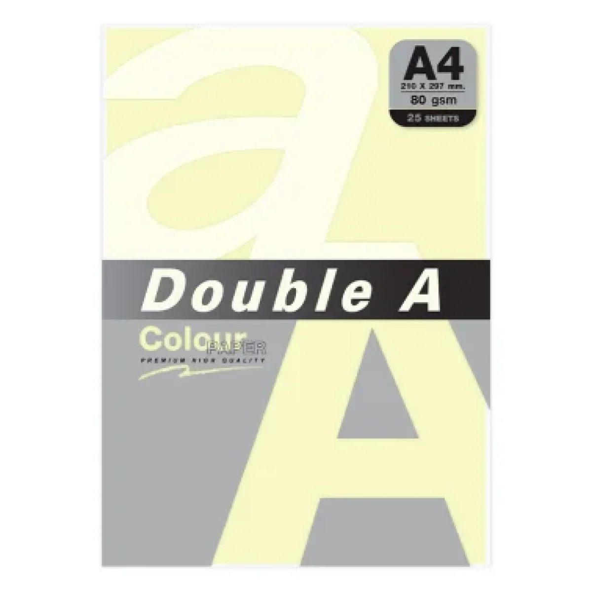 Paper Din A4 80g marfil Double A  003206 -paquet 25 fulls-