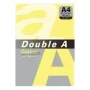 Paper Din A4 80g groc mantega Double A  003208 -paquet 25 fulls-