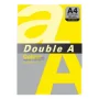 Paper Din A4 80g groc llimona Double A  003215 -paquet 25 fulls-