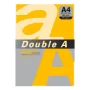 Paper Din A4 80g groc or Double A  003216 -paquet 25 fulls-