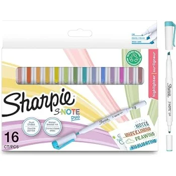 Retolador colors pastel doble punta S.Note Duo Sharpie 2182115 -16 p-