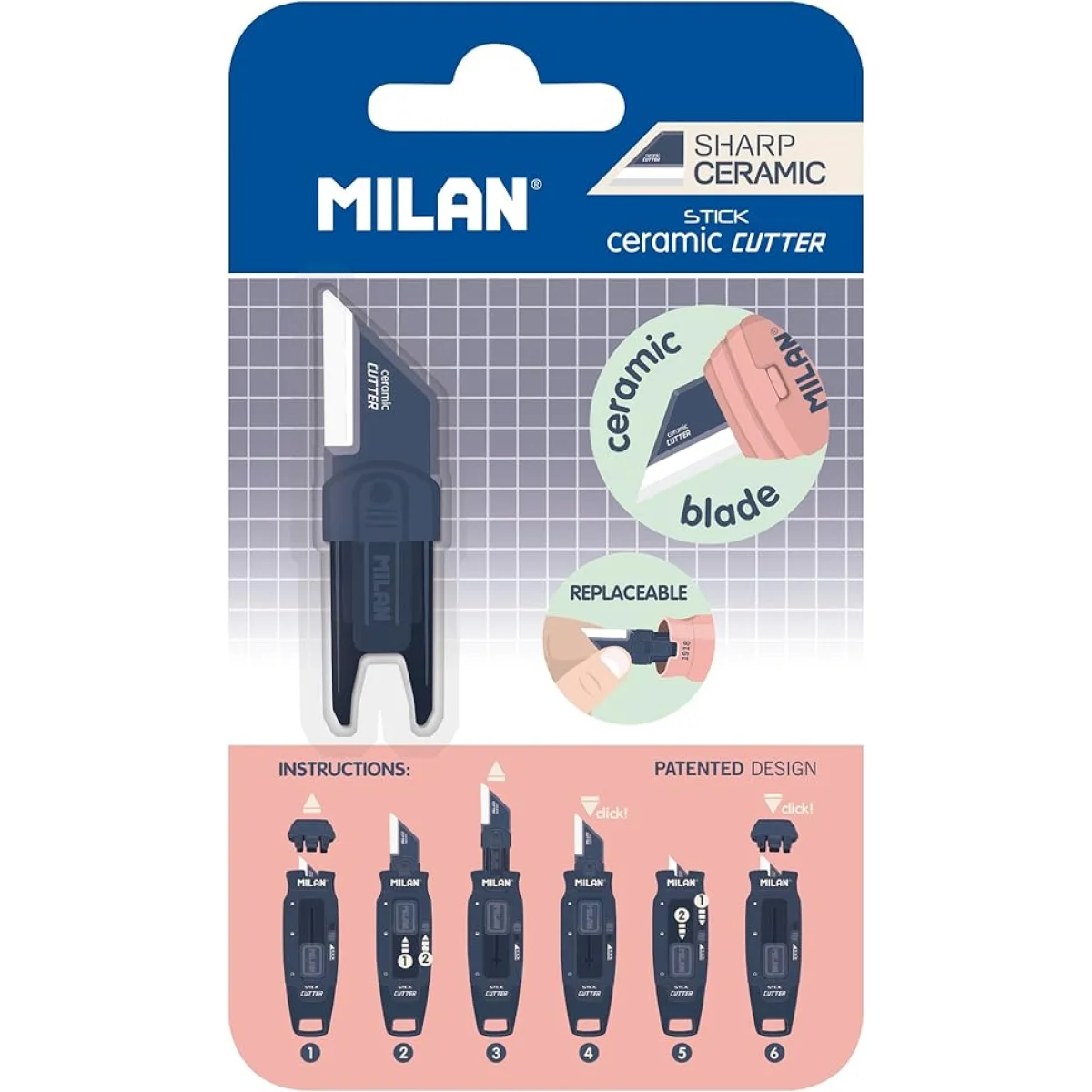 Recanvi cutter ceràmica blau Milan 1918 BWM10352B