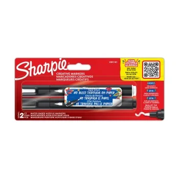 Retolador acrilic  blanc i negre Creative Sharpie 2201181 -2 p-