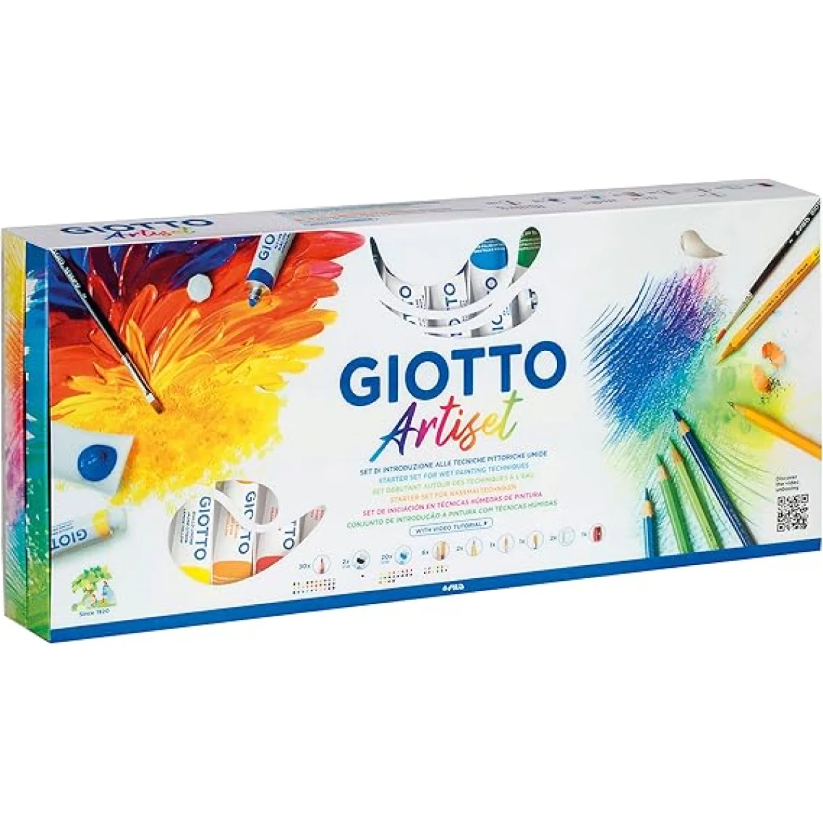 Set pintura 65 peçes Artiset Giotto F270200