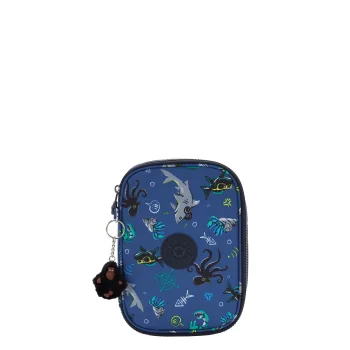 Plumier blau mari Resort navy Kipling 100 Pens