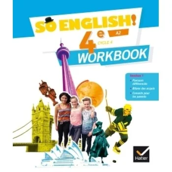 So english! 4e Ed. 2017 Workbook Hatier