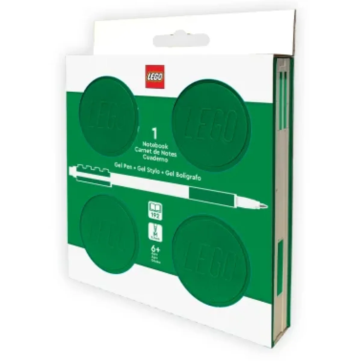 Quadern amb boligraf de gel verd Lego 53566