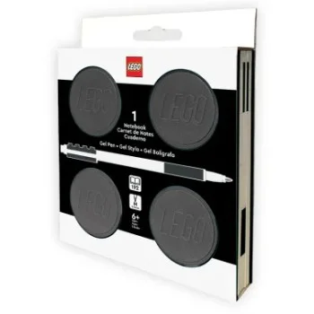 Quadern amb boligraf de gel negre Lego 53567