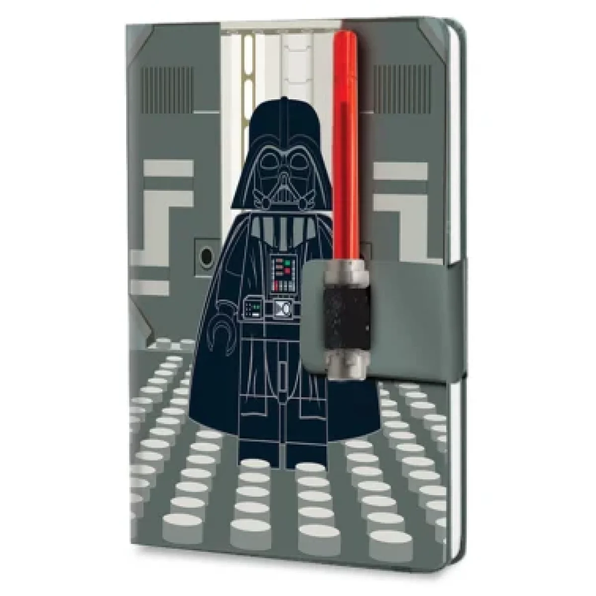 Quadern A5 amb bolígraf de llum Darth Vader Lego 53492