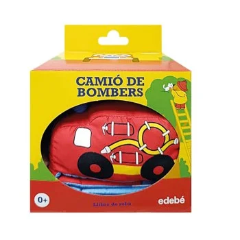 Camió de bombers- LLibre de roba per a nadons, Edebè