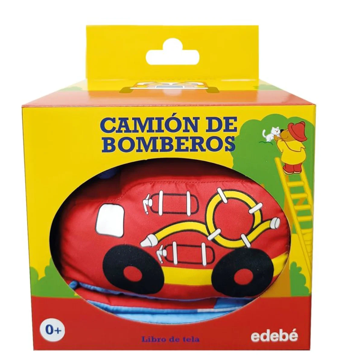 Libro de bomberos- Libro de tela para bebes, Edebè